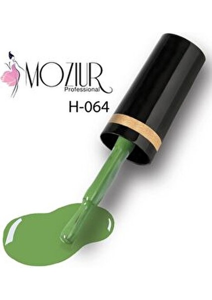 UV LED Kalıcı Oje H064 Canlı Yeşil Renk 10 ml Uzun Süreli Kullanım İçin fırsatları