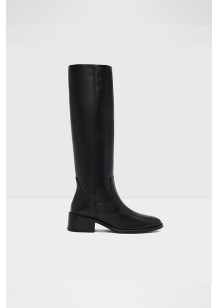 Mutsu-Tr Çizme Topuklu Çizme - Siyah