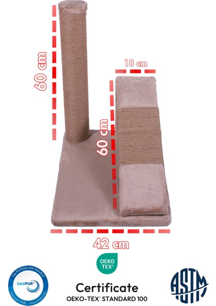 Rico Lüks Kedi Tırmalama ve Rampa