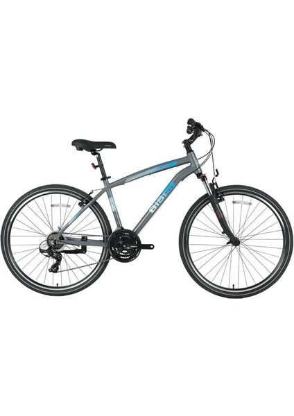 Bisan Guida Amt 28 Jant 52 cm Gri Mavi Şehir Bisikleti