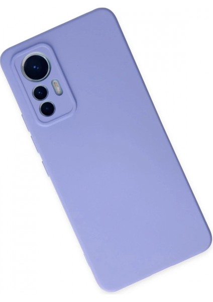 Xiaomi Mi 12 Lite Kılıf Nano Içi Kadife Silikon - Lila modelleri