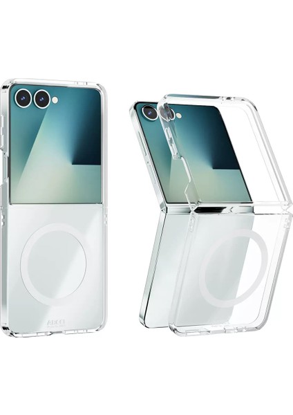 Galaxy Z Flip 7 Kılıf Kamera Korumalı M-Safe Sert Pc Porto Kılıf