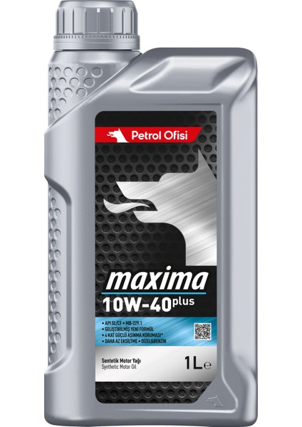 Maxima 10W-40 Plus Sentetik Motor Yağı 1 Litre