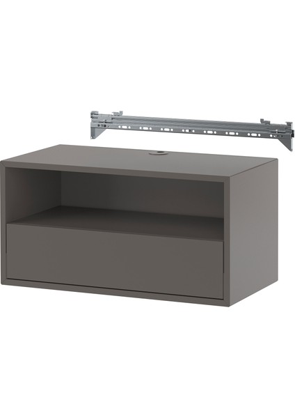 Duvar dolabı kombinasyonu, koyu gri, 70x35x35 cm