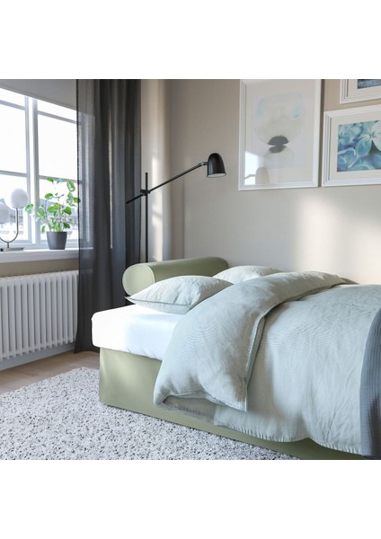 3'lü yataklı kanepe, hakebo gri-yeşil modelleri