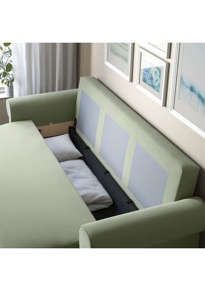 3'lü yataklı kanepe, hakebo gri-yeşil fırsatları