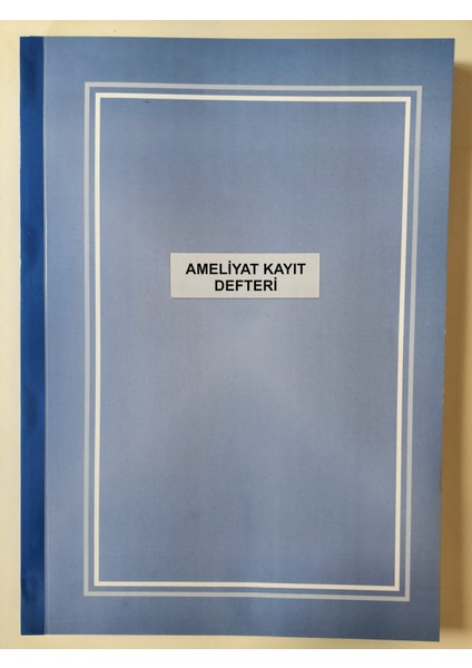 Ameliyat Defteri 200 sayfa