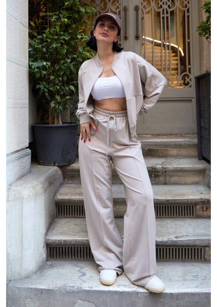 Çimalı Fermuar Detay 2 Iplik Eşofman Takım modelleri