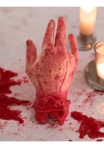 Halloween Kanlı El Dekor AST6666