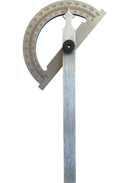 Açılı Iletki Gönye Açı Ölçer Cetvel 80X120 mm