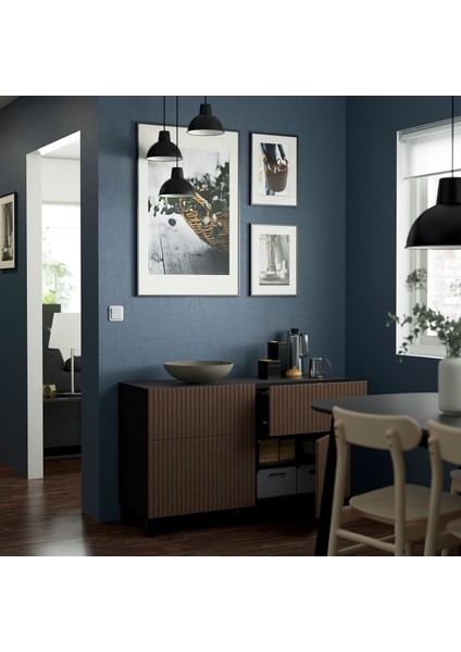 Çekmece ön paneli, meşe kaplama-kahverengi, 60x26 cm fırsatları