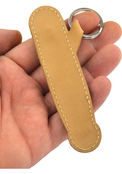 Çerkes Kaması Anahtarlık Gerçek Deri