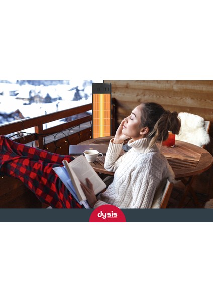 Single x Karbon Serisi IP65 Suya-Toza Dayanıklı 2300 W Siyah Uzaktan Kumandalı İç/Dış Mekan Isıtıcı indirimleri