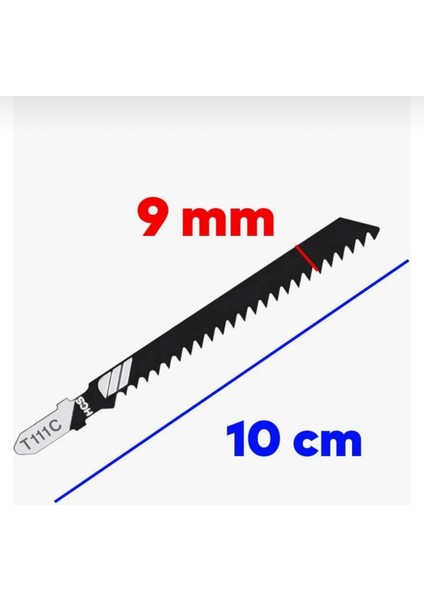 Plastik Ahşap Mdf Kesim Dekupaj Testere Bıçağı Yedek 10 cm Bıçak T111C (5 Adet Set) fiyatları