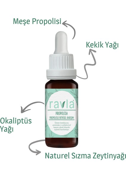 2'li Ürün - Propolisa Propolisli Bitkisel Karışım - 20ml fiyatları