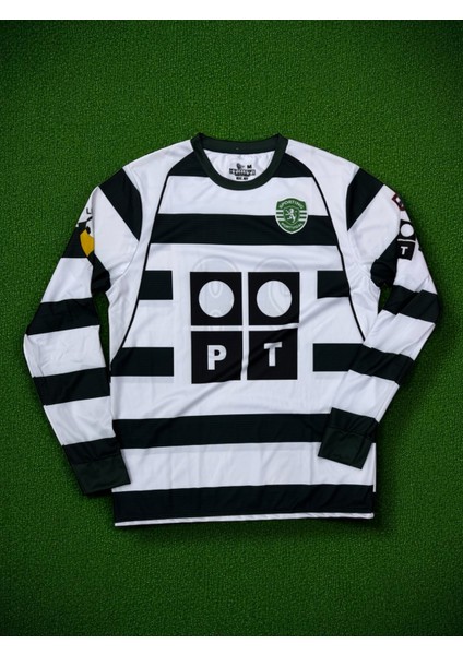 Nostaljik Sporting Lizbon Uzun Kollu Ronaldo Forması