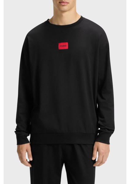 Pamuklu Regular Fit Uzun Kollu Logolu Pijama Takımı Erkek Pijama Takımı 50549188 001 fiyatları