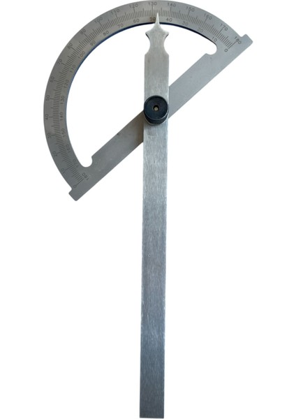 Açılı Iletki Gönye Açı Ölçer Cetvel 150X200 mm
