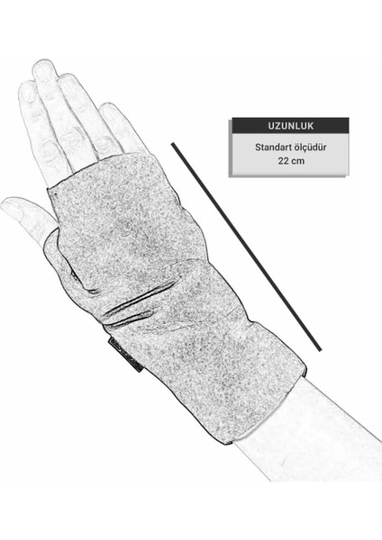 Unisex Wristie Parmaksız Polar Fleece Eldiven fırsatları
