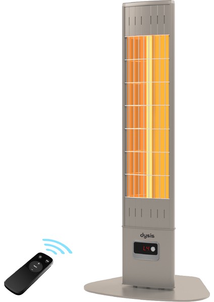 Single x Karbon Serisi IP65 Suya-Toza Dayanıklı 2300 W Bej Uzaktan Kumandalı Iç/dış Mekan Isıtıcı fiyatları