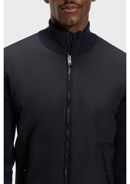 Logolu Pamuklu Regular Fit Dik Yaka Yumuşak Dokulu Ceket Erkek Ceket 50543135 404 fırsatları