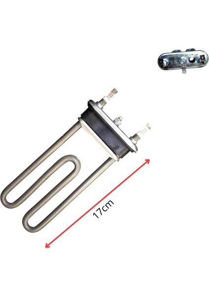 Hotpoint Ariston Indesıt Çamaşır Makinesi Rezistansı Delikli 17 cm 1700 Watt Adet