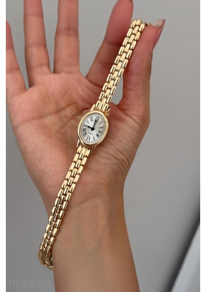 Munchies Gold Vintage Çelik Kordon Kadın Kol Saati fiyatları