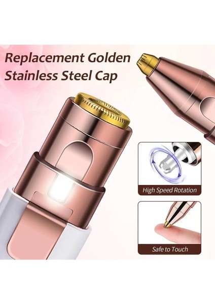 Şarjlı Yüz ve Kaş Epilatör, Tüy Alma ve Traş Makinesi Beyaz indirimleri