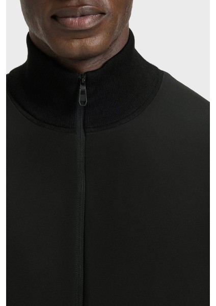 Yünlü Regular Fit Dik Yaka Fermuarlı Ceket Erkek Ceket 50541951 001 fırsatları