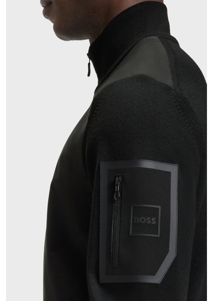 Yünlü Regular Fit Dik Yaka Fermuarlı Ceket Erkek Ceket 50541951 001 indirimleri