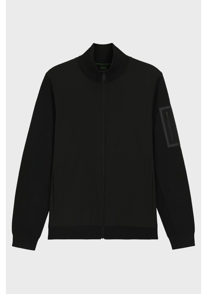 Yünlü Regular Fit Dik Yaka Fermuarlı Ceket Erkek Ceket 50541951 001
