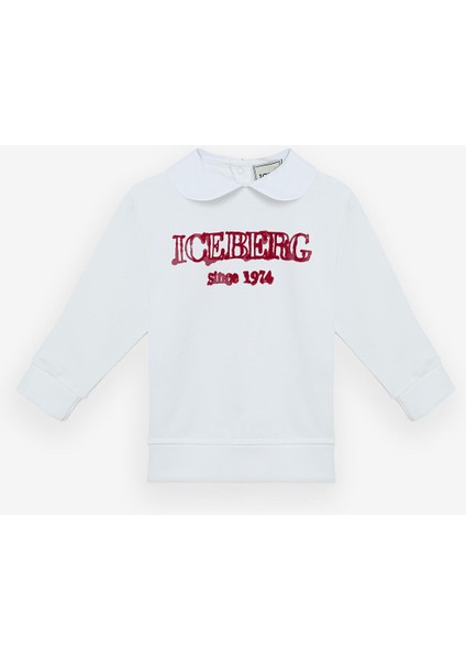 Bg Store Kız Bebek Beyaz Sweatshirt