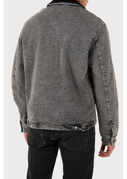 Pamuklu Regular Fit Çıkarılabilir Kadife Yaka Kot Ceket Erkek Kot Ceket XM001918 AF18827 M8088 modelleri