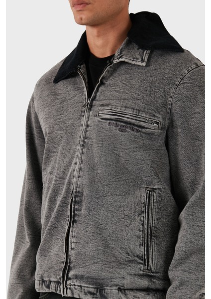 Pamuklu Regular Fit Çıkarılabilir Kadife Yaka Kot Ceket Erkek Kot Ceket XM001918 AF18827 M8088 indirimleri