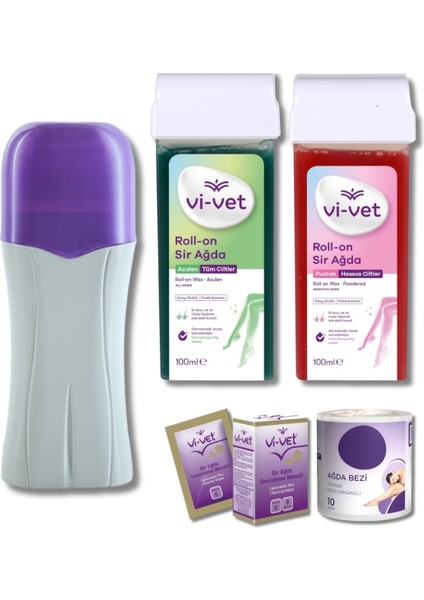 Ağda Seti: Isıtıcı Makine, Kartuş ve Hediye Ürünler Dahil