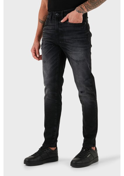 Streç Pamuklu Tapered Fit Normal Bel Düz Paça Jeans Erkek Kot Pantolon 50549506 002 fırsatları