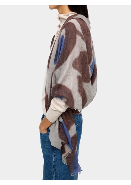 Yün ve Pamuklu Desenli Şal fiyatları