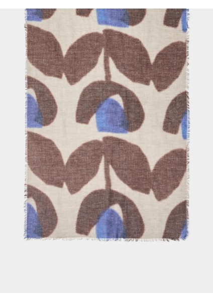 Yün ve Pamuklu Desenli Şal fırsatları