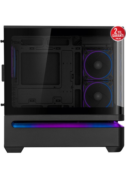 Prıme AP202 Tg Kompakt Matx Uyumlu, Kavisli Cam Paneli, 420MM Gpu Desteği ve Patentli Alt Slot Havalandırma Tasarımıyla Üst Düzey Hava Akışı