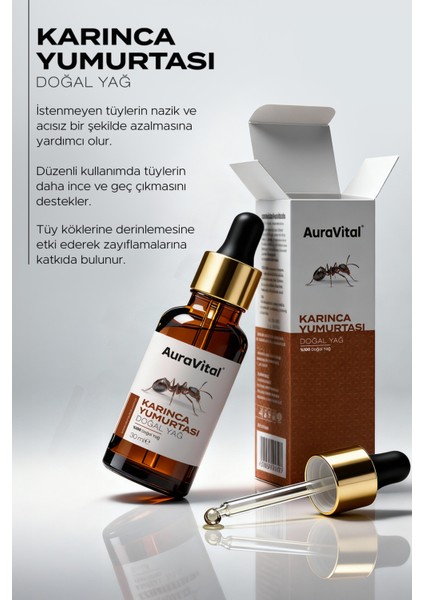Doğal Karınca Yumurtası Yağı 30 ml Tüy Azaltıcı ve Cilt Bakım Ürünü fırsatları