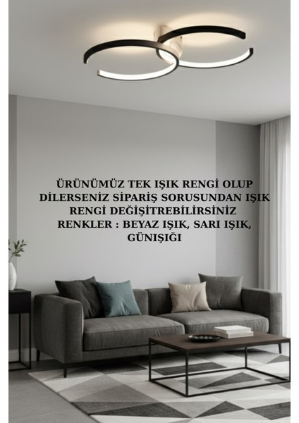 Hol,antre,yatak Odası,çocuk Odası Için C Modern Ledli Avize