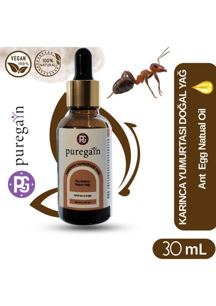 Doğal Tüy Azaltıcı Yağ 30 ml – Epilasyon Sonrası Cilt Bakımı