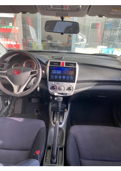 Honda Cıty 2009-12 Analog Ac 10" Gri Uyumlu Androıd Multimedya Gerçek 2/32 Kablosuz Carplay Geri Görüş Kameralı fırsatları