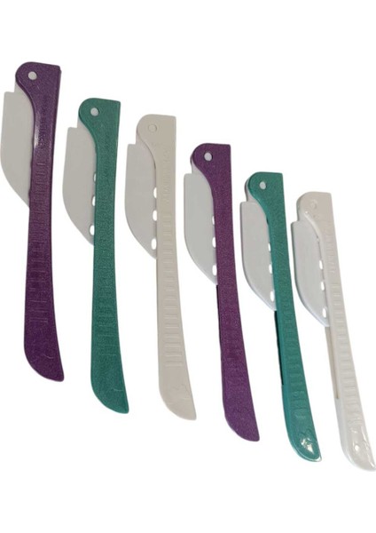 6 Adet Kaş Usturası ve Yüz Jiletleri, Hassas Kesim Için Mükemmel Set fırsatları