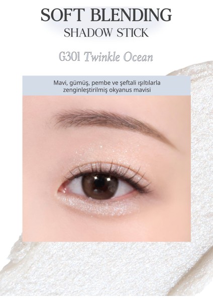 Kremsi, Kolayca Uygulanan ve Sabitlenen Fırçalı Kalem Far Clıo Soft Blending Shadow Stick (G301) fiyatları