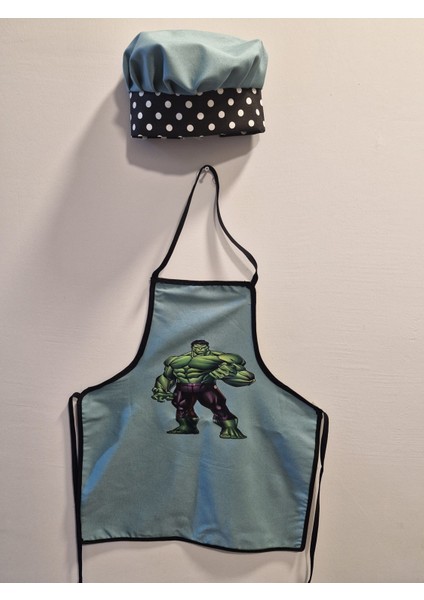 Erkek Çocuk Aşçı Önlük ve Şapka Takımı