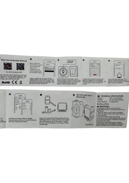 Smart Tuya Wifi Röle Devresi 4 Kanal 110-240V 16A indirimleri