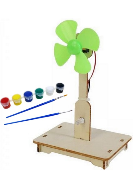 Rüzgar Gücüyle Enerji Üretme Yenilenebilir Enerji Deney Seti Boya Seti Ile Demonte T-M37