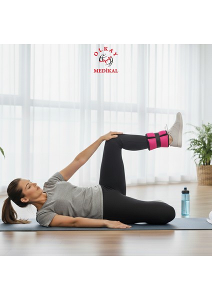 El ve Ayak Ağırlığı | 0,5 kg x 2 | Cırtlı Ayarlanabilir | Fitness - Kondisyon - Spor | Egzersiz - Rehabilitasyon - Pilates | modelleri