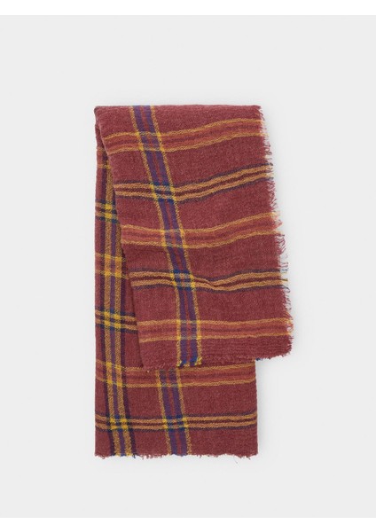 Yün Karışımlı Desenli Paşmina